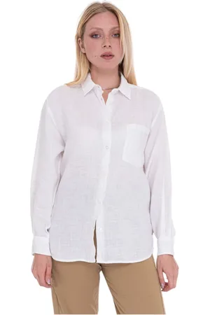 Woolrich Donna, Camicette , Bianco, S, new