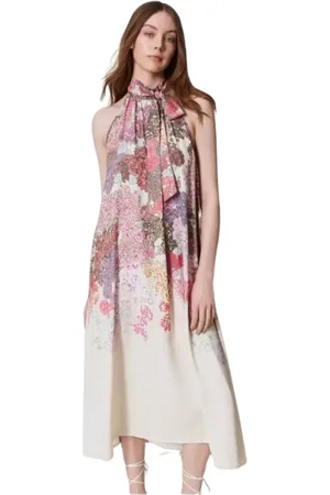 Twin-Set Donna, Abiti, Multicolore, S, new