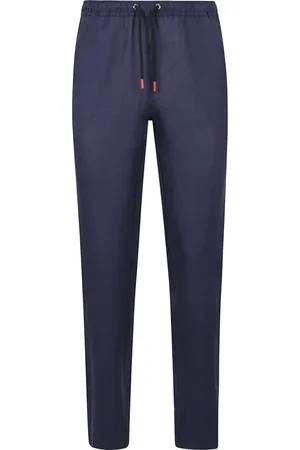 Kiton Uomo, Pantaloni, Blu, XL, new