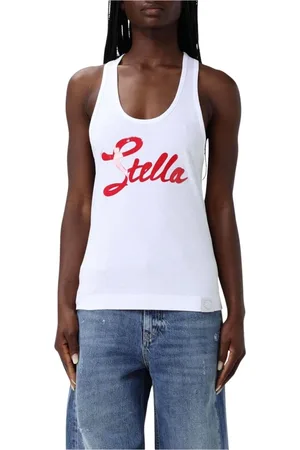 Stella McCartney Donna, Top, Bianco, M, new