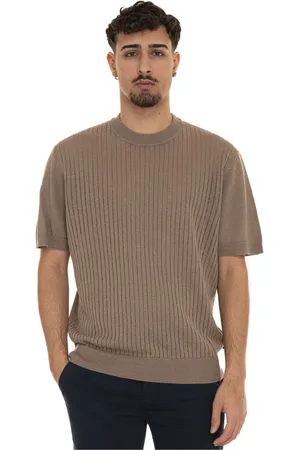 HUGO BOSS Uomo, Maglie, Marrone, S, new