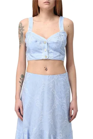Etro Donna, Top, Blu, XS, new