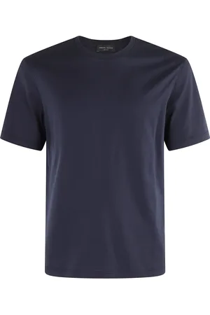 Roberto Collina Uomo, Top, Blu, XL, new