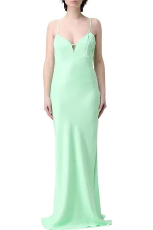 Twin-Set Donna, Abiti, Verde, L, new