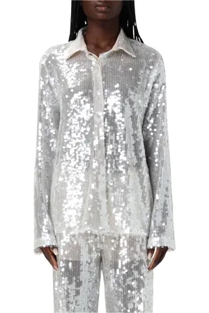 FEDERICA TOSI Donna, Camicette , Grigio, S, new