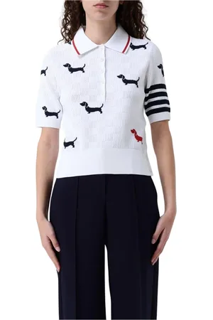 Thom Browne Donna, Top, Bianco, S, new
