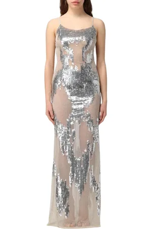 Elisabetta Franchi Donna, Abiti, Grigio, L, new