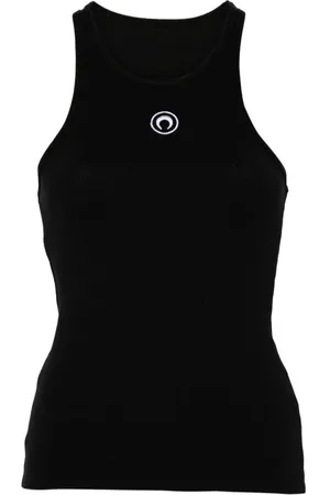 Marine Serre Donna, Top, Nero, L, new