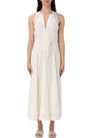 Twin-Set Donna, Abiti, Bianco, XS, new