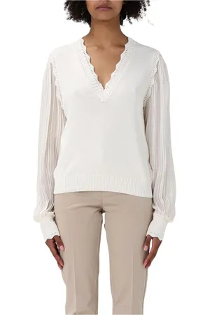Twin-Set Donna, Maglie, Bianco, S, new