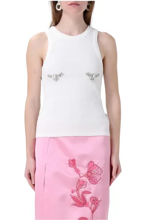 Des Phemmes Donna, Top, Bianco, S, new