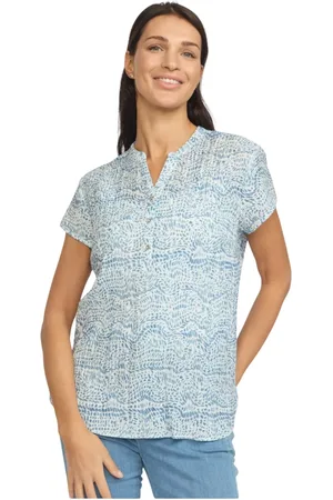 2-Biz Donna, Camicette , Blu, 2Xl, new