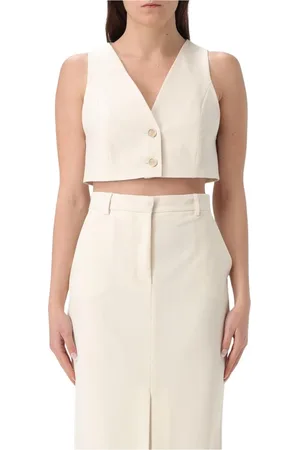 SIMONA CORSELLINI Donna, Top, Bianco, M, new