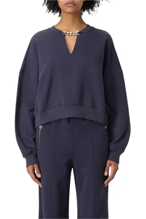 Twin-Set Donna, Felpe, Blu, L, new