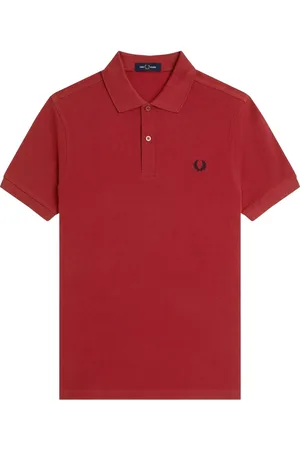Fred Perry Uomo, Top, Rosso, M, new
