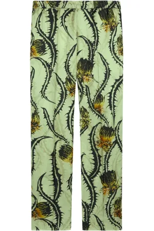 DRIES VAN NOTEN Uomo, Pantaloni, Verde, L, new