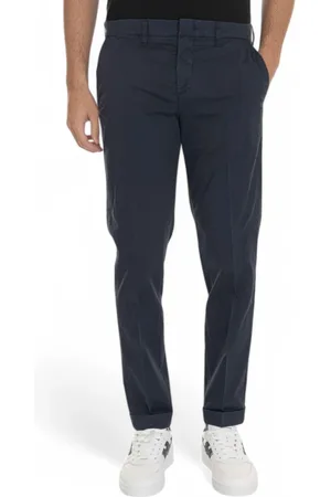 FAY Uomo, Pantaloni, Blu, W40, new