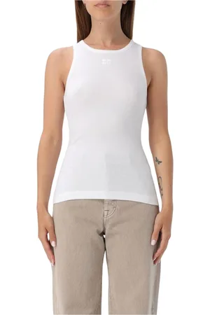 Ganni Donna, Top, Bianco, M, new