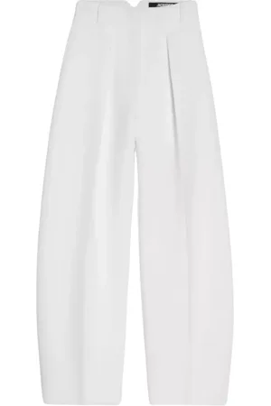 Jacquemus Donna, Pantaloni, Bianco, S, new