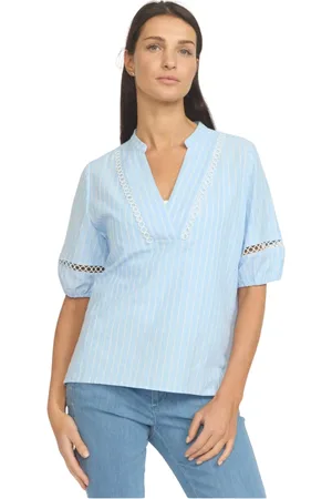 2-Biz Donna, Camicette , Blu, L, new