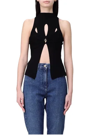 Elisabetta Franchi Donna, Top, Nero, M, new