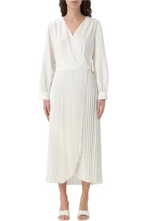 Twin-Set Donna, Abiti, Bianco, XS, new
