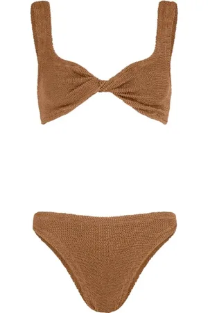 Hunza G Donna, Costumi da bagno, Marrone, Taglia unica, new