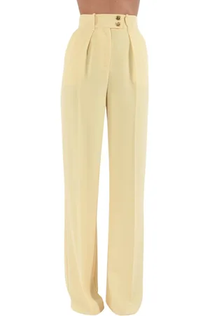 Elisabetta Franchi Donna, Pantaloni, Giallo, M, new