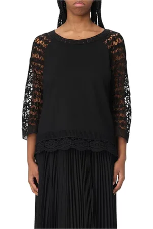 Twin-Set Donna, Top, Nero, XS, new