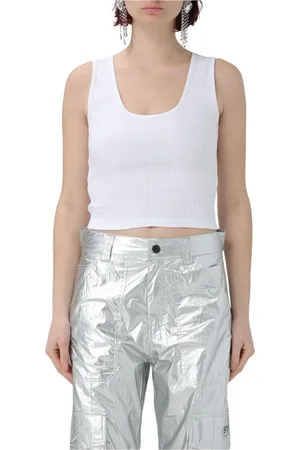 GCDS Donna, Top, Bianco, L, new
