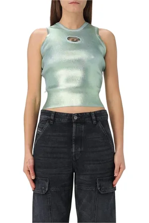 Diesel Donna, Top, Grigio, M, new