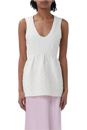 Jil Sander Donna, Top, Bianco, M, new