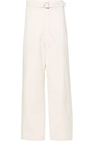 LEMAIRE Uomo, Pantaloni, Bianco, M, new