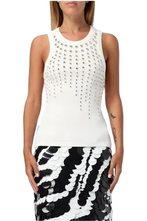 Des Phemmes Donna, Top, Bianco, S, new