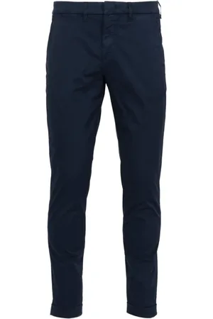 FAY Uomo, Pantaloni, Blu, W35, new