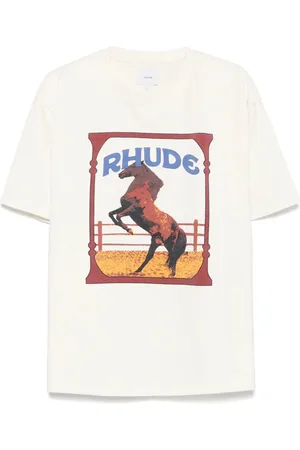 Rhude Uomo, Top, Bianco, L, new