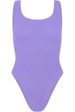 Hunza G Donna, Costumi da bagno, Viola, Taglia unica, new