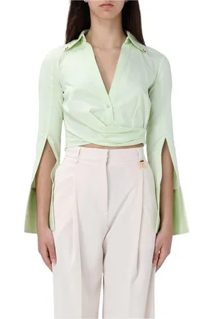 Elisabetta Franchi Donna, Camicette , Verde, XS, new