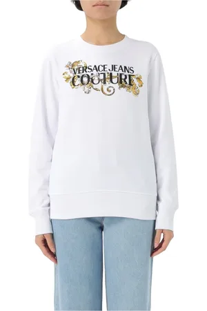 VERSACE Donna, Felpe, Bianco, XS, new