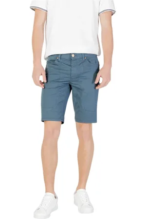 Jeckerson Uomo, Pantaloncini, Blu, W34, new
