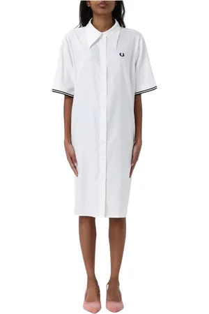Fred Perry Donna, Abiti, Bianco, M, new