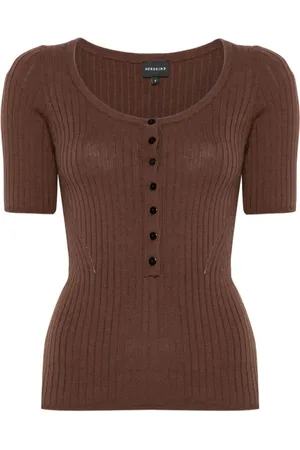 Herskind Donna, Camicette , Marrone, S, new