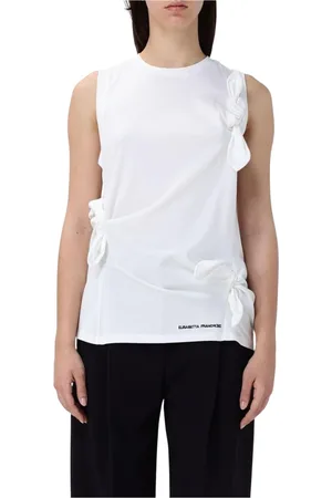 Elisabetta Franchi Donna, Top, Bianco, M, new