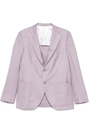LUIGI BIANCHI MANTOVA Uomo, Giacche, Viola, XL, new