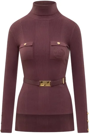 Elisabetta Franchi Donna, Maglie, Rosso, L, new