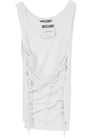 Moschino Donna, Top, Bianco, S, new