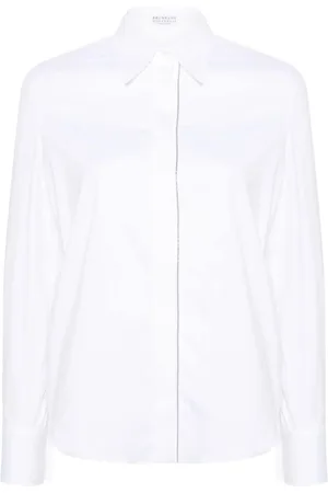 Brunello Cucinelli Donna, Camicette , Bianco, S, new