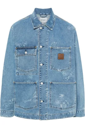 Carhartt Uomo, Giacche, Blu, XL, new