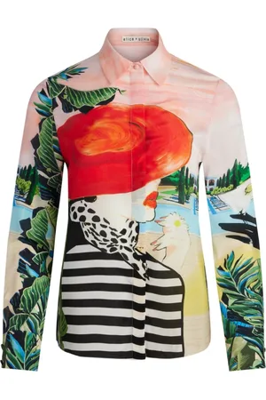 ALICE+OLIVIA Donna, Camicette , Multicolore, M, new