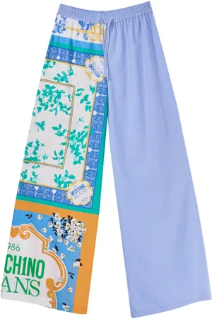 Moschino Donna, Pantaloni, Multicolore, S, new